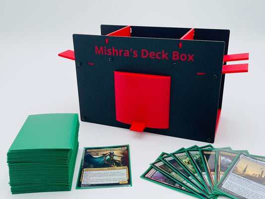 Mishra's Deck Box: Black & Red (2025 Version) image 1