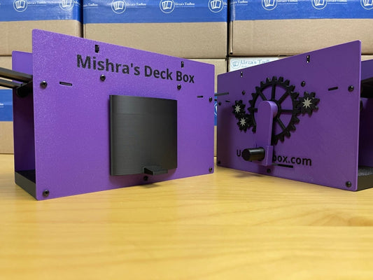 Mishra's Deck Box: Purple & Black (2025 Version) image 1