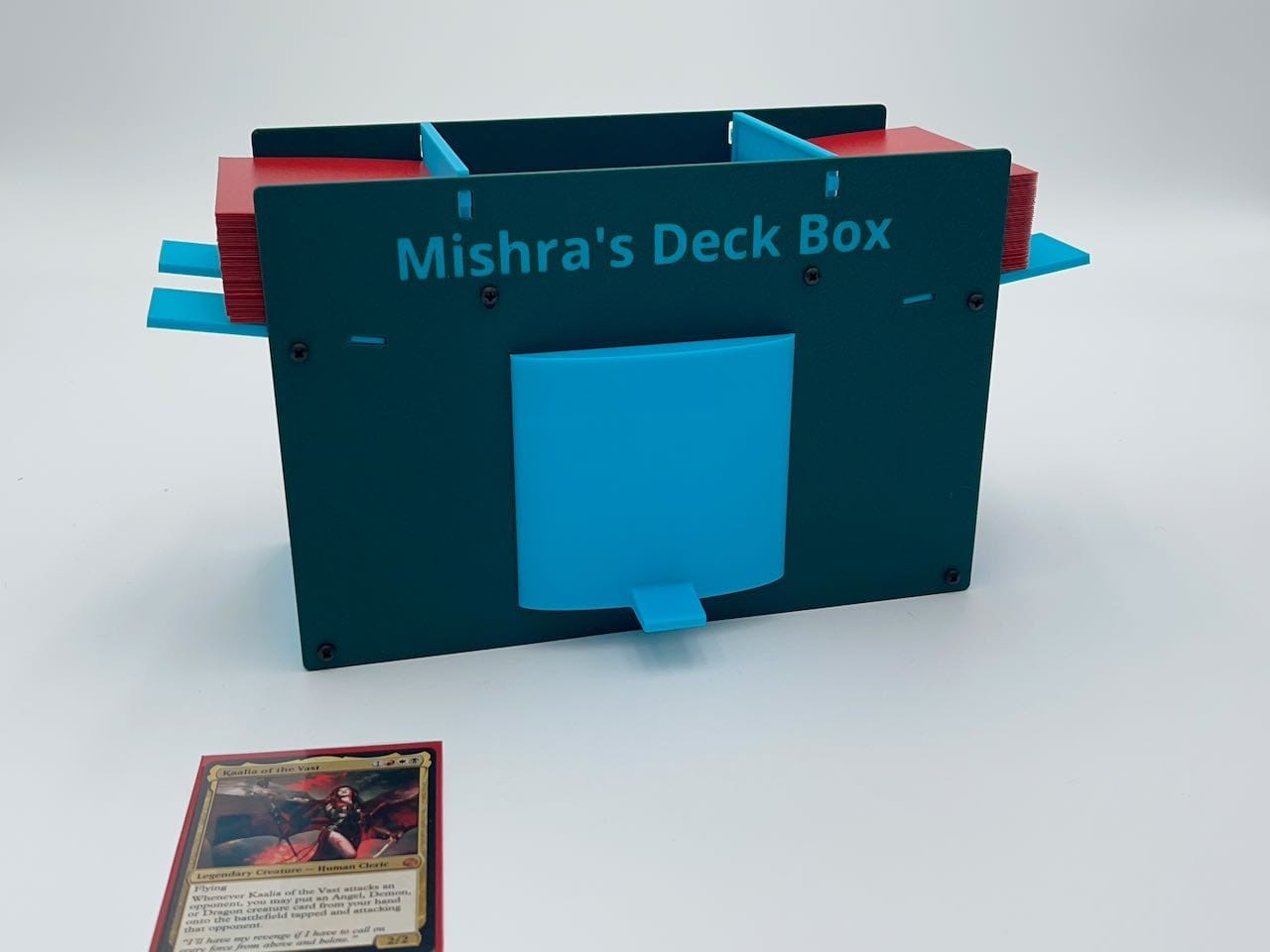 Mishra's Deck Box: Green & Blue (2025 Version) image 4