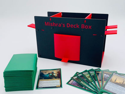 Mishra's Deck Box: Black & Red (2025 Version) image 1