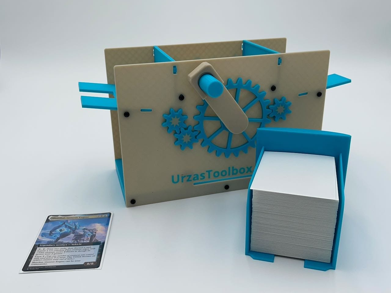 Mishra's Deck Box: White & Blue (2025 Version) image 6