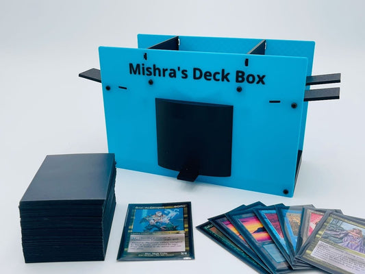 Mishra's Deck Box: Blue & Black (2025 Version) image 1