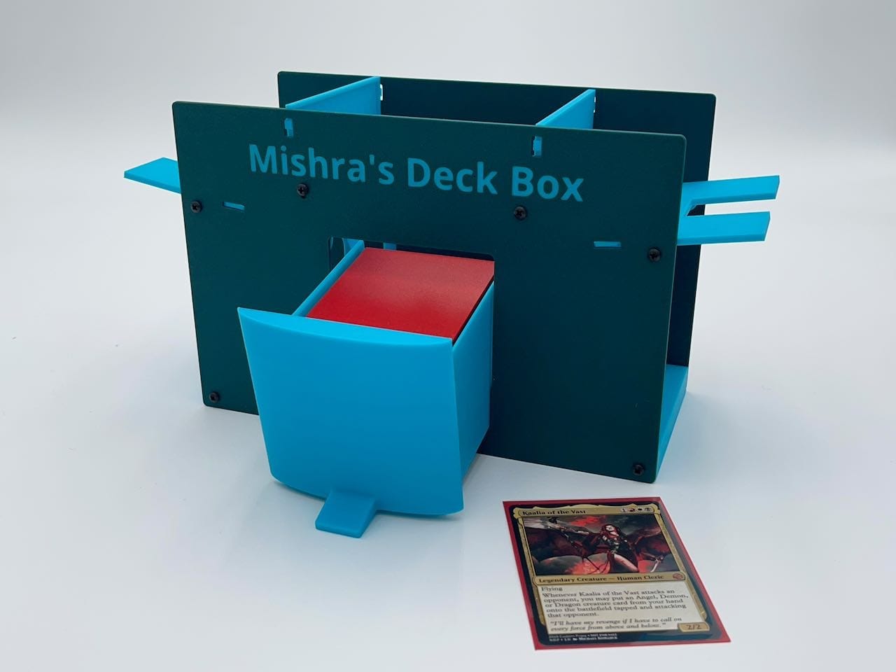 Mishra's Deck Box: Green & Blue (2025 Version) image 2