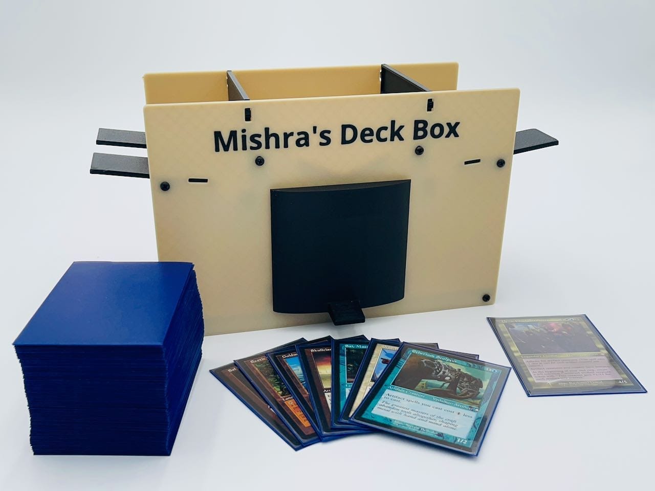 Mishra's Deck Box: White & Black (2025 Version) image 0