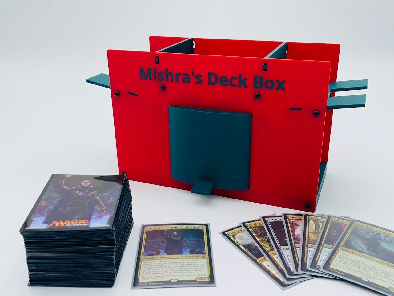 Mishra's Deck Box: Red & Green (2025 Version) image 1