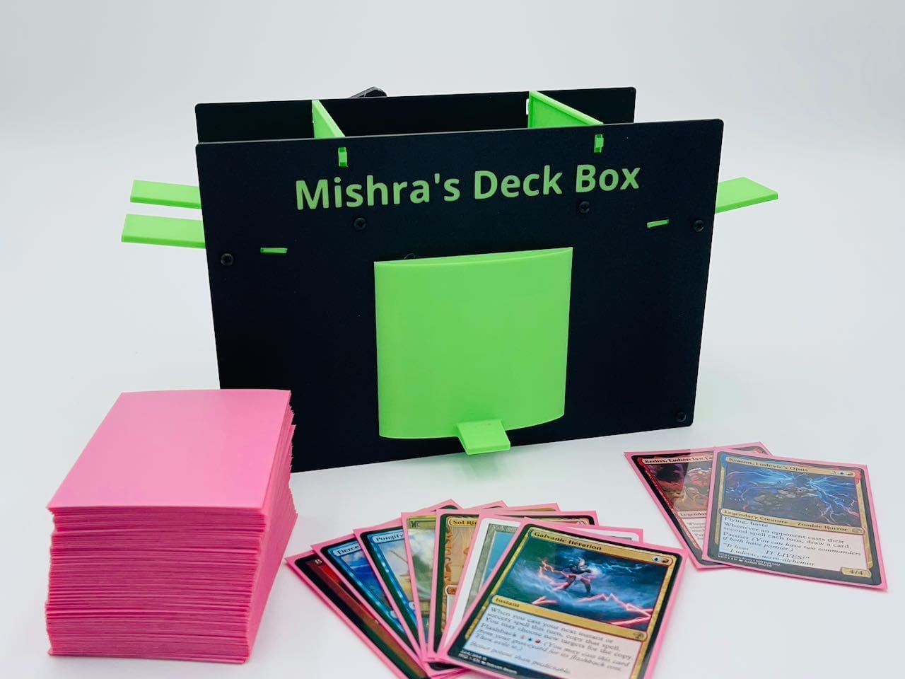 Mishra's Deck Box: Black & Green (2025 Version) image 0