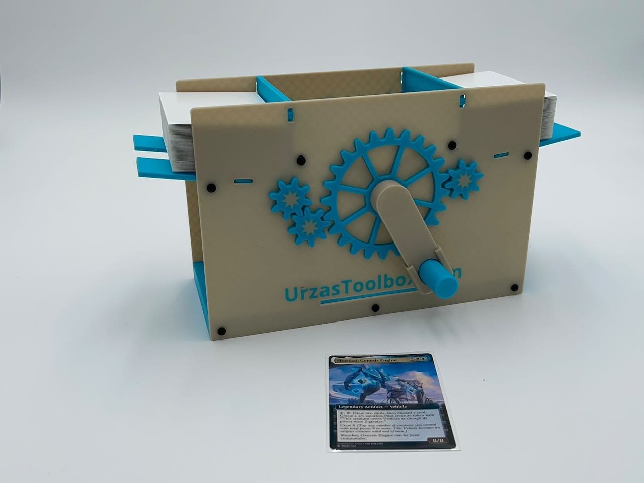 Mishra's Deck Box: White & Blue (2025 Version) image 5