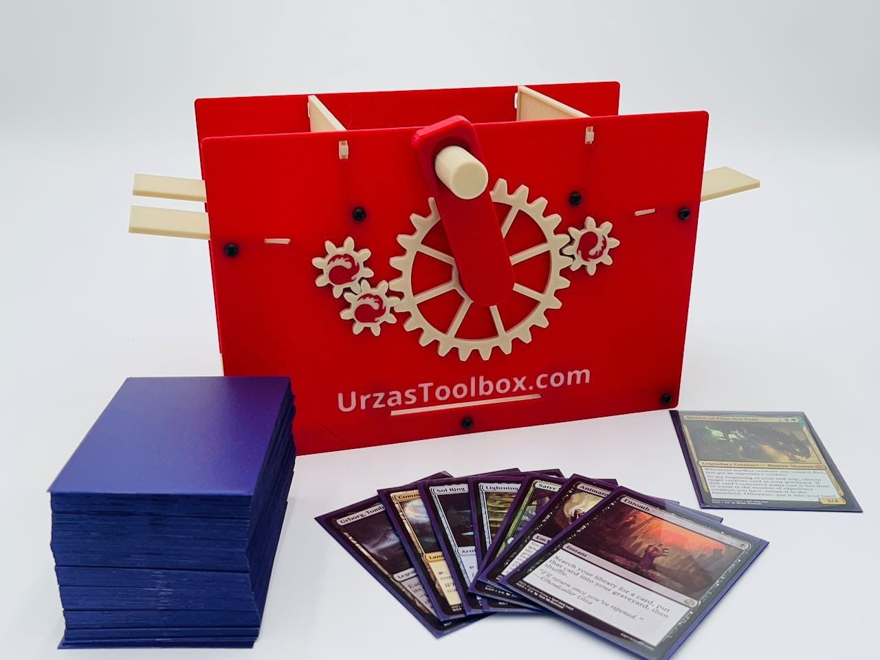 Mishra's Deck Box: Red & White (2025 Version) image 2