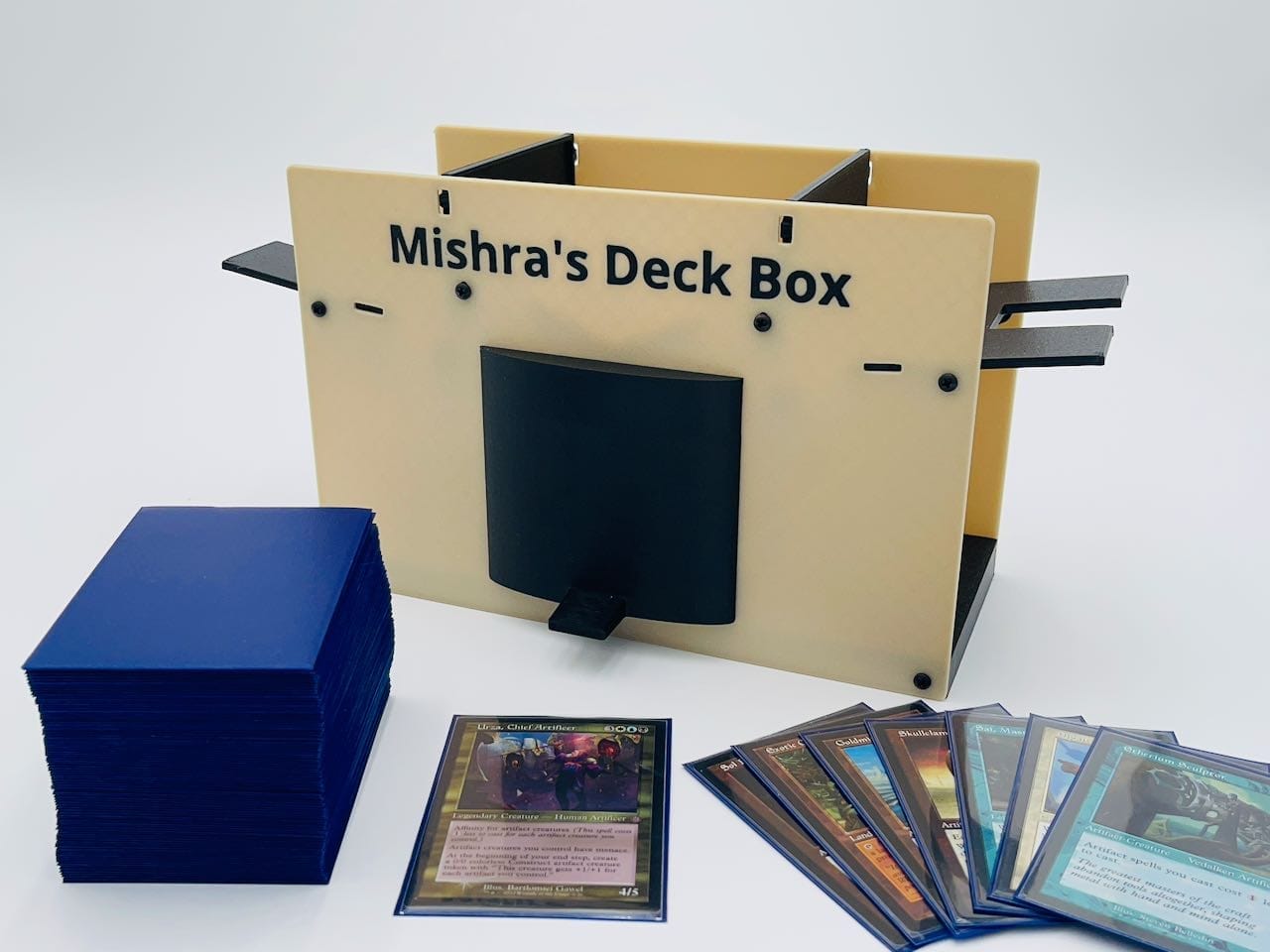 Mishra's Deck Box: White & Black (2025 Version) image 1