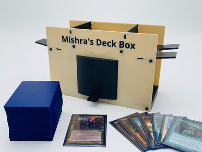 Mishra's Deck Box: White & Black (2025 Version) image 1