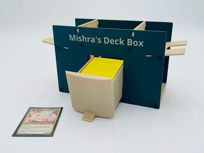Mishra's Deck Box: Green & White (2025 Version) image 3