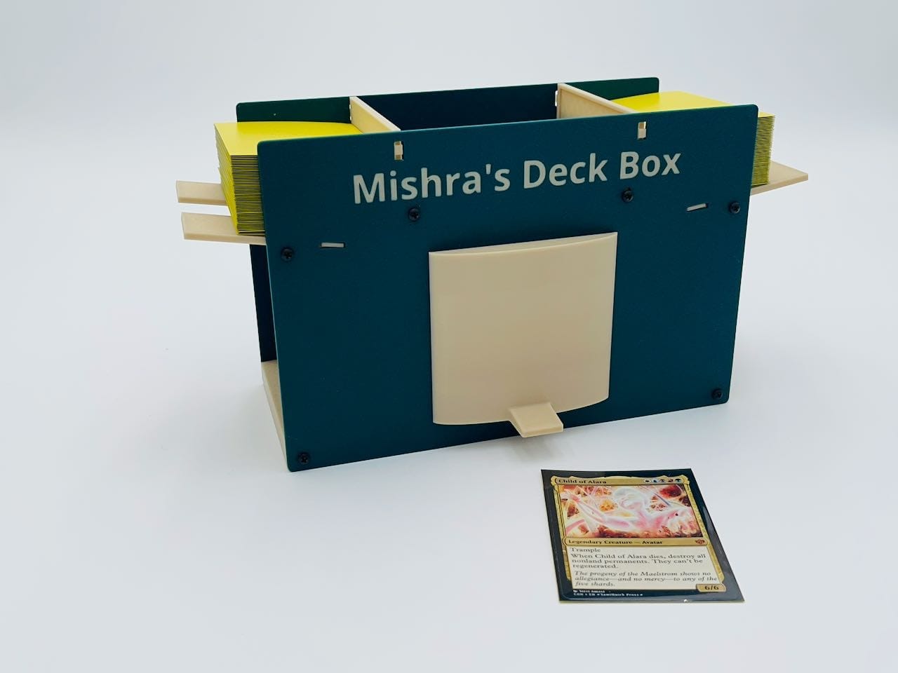 Mishra's Deck Box: Green & White (2025 Version) image 5