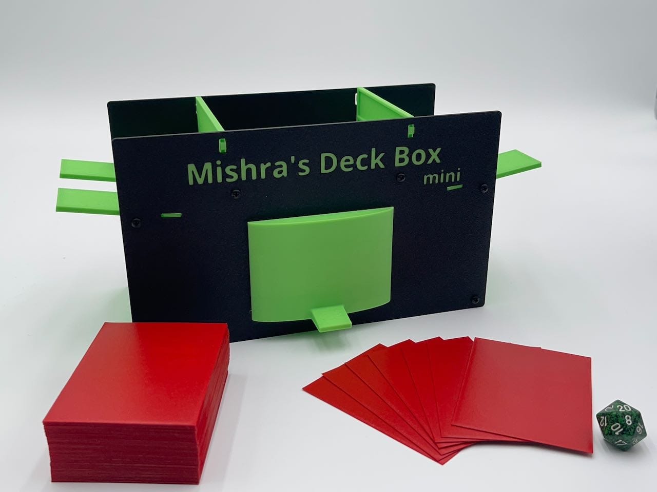 Mishra's Deck Box: Black & Red (2025 Version) - Mini: 60 single sleeved / 125 unsleeved cards image