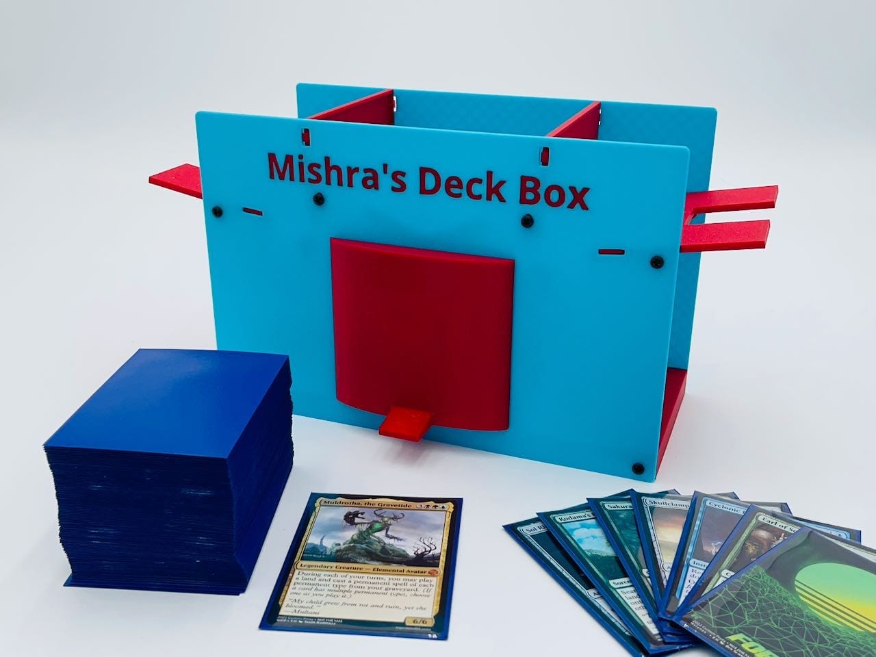Mishra's Deck Box: Blue & Red (2025 Version) image 1