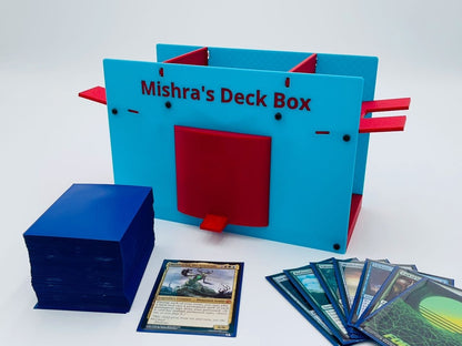 Mishra's Deck Box: Blue & Red (2025 Version) image 1