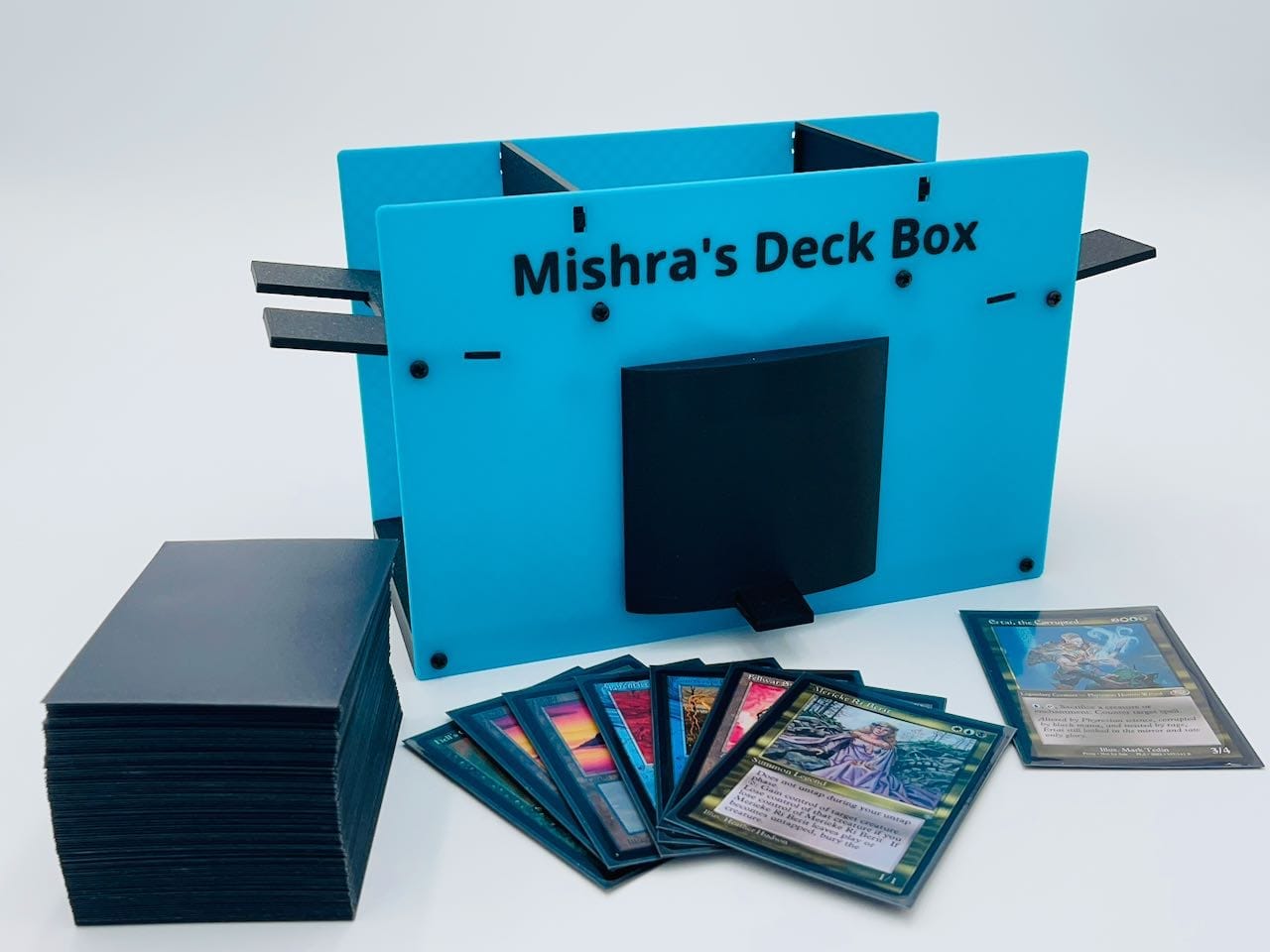 Mishra's Deck Box: Blue & Black (2025 Version) image 0