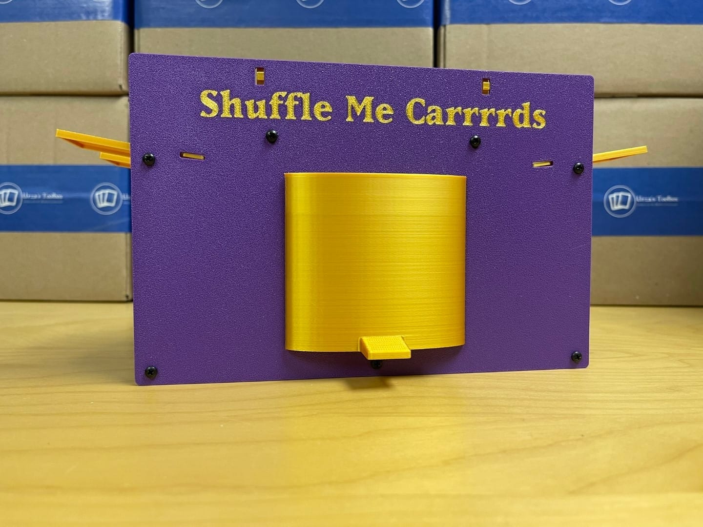 Mishra's Deck Box: Purple/Gold Pirate Limited Edition - Standard: 100 card single-sleeved deck image