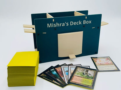 Mishra's Deck Box: Green & White (2025 Version) image 0