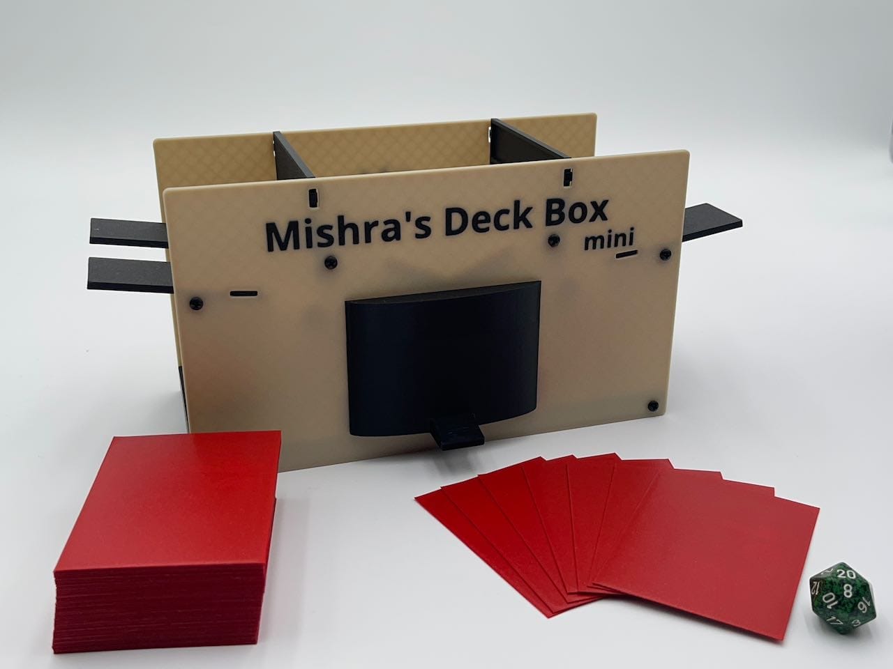 Mishra's Deck Box: Blue & Red (2025 Version) - Mini: 60 single sleeved / 125 unsleeved cards image