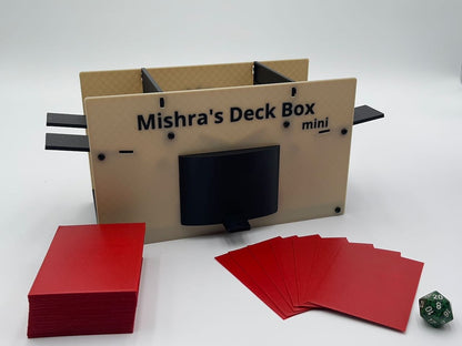 Mishra's Deck Box: Blue & Red (2025 Version) - Mini: 60 single sleeved / 125 unsleeved cards image