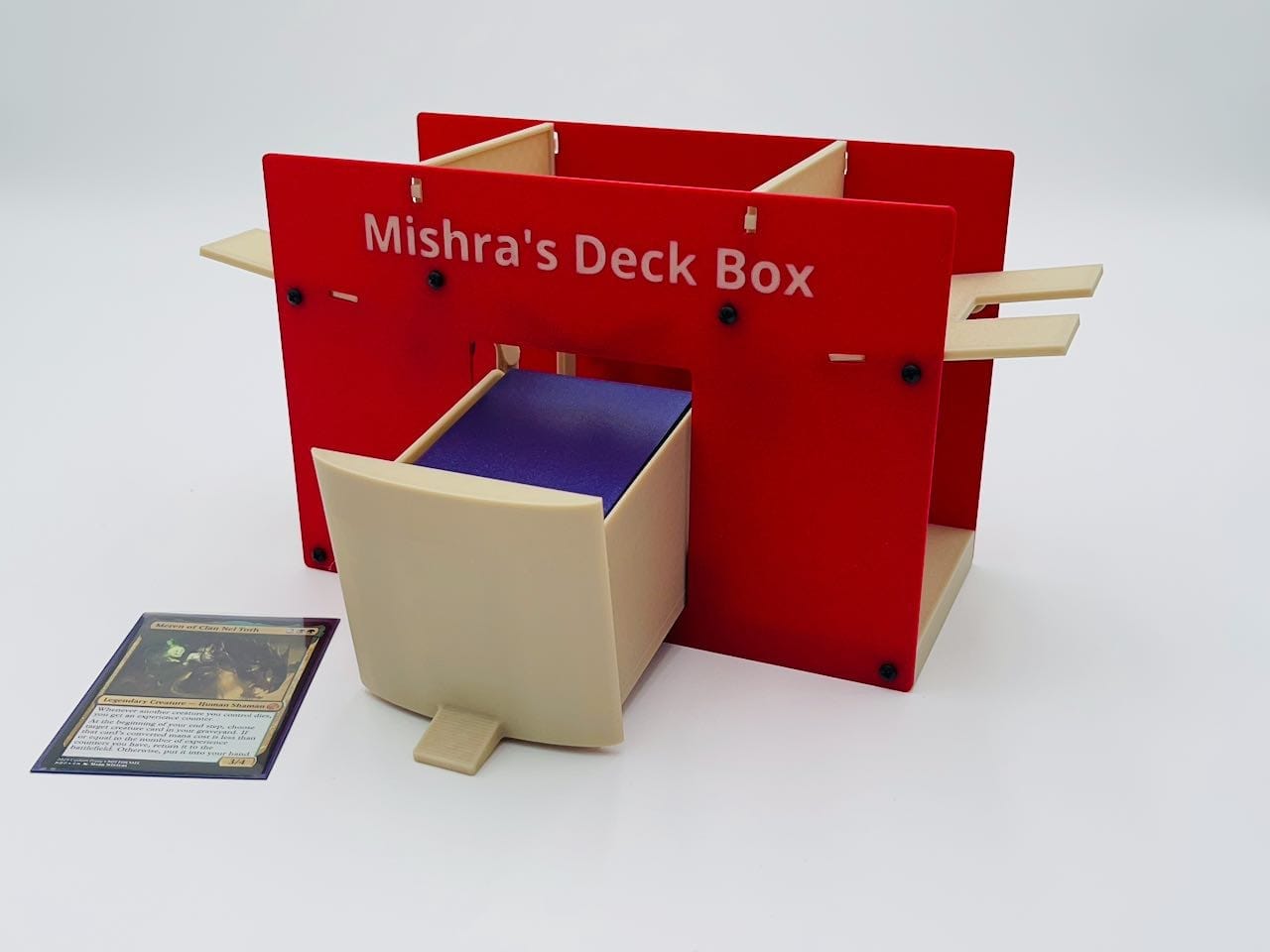 Mishra's Deck Box: Red & White (2025 Version) image 3