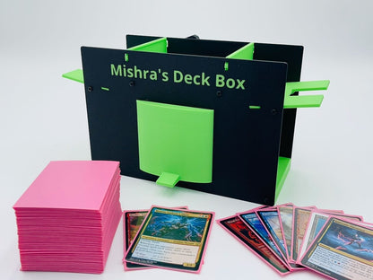 Mishra's Deck Box: Black & Green (2025 Version) image 1