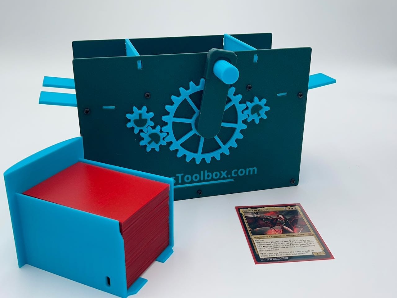 Mishra's Deck Box: Green & Blue (2025 Version) image 5