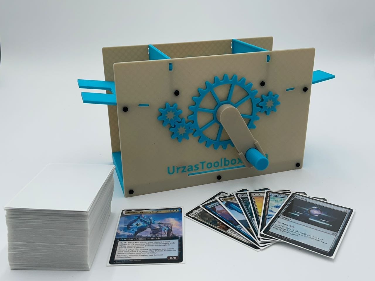 Mishra's Deck Box: White & Blue (2025 Version) image 4